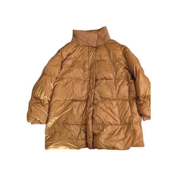 Tuckernuck Copper Reagan Ruffle Down Winter Jacket Womens Size Large - Picture 3 of 14